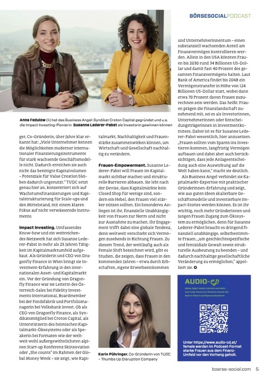 BörseSocial 110 Ausgabe 022026 Female Wealth in Motion S2